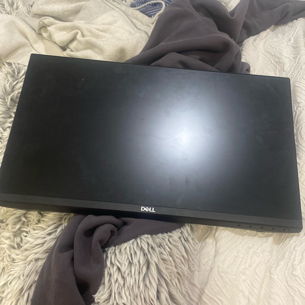 60hz dell monitor 24 inch - works great. black